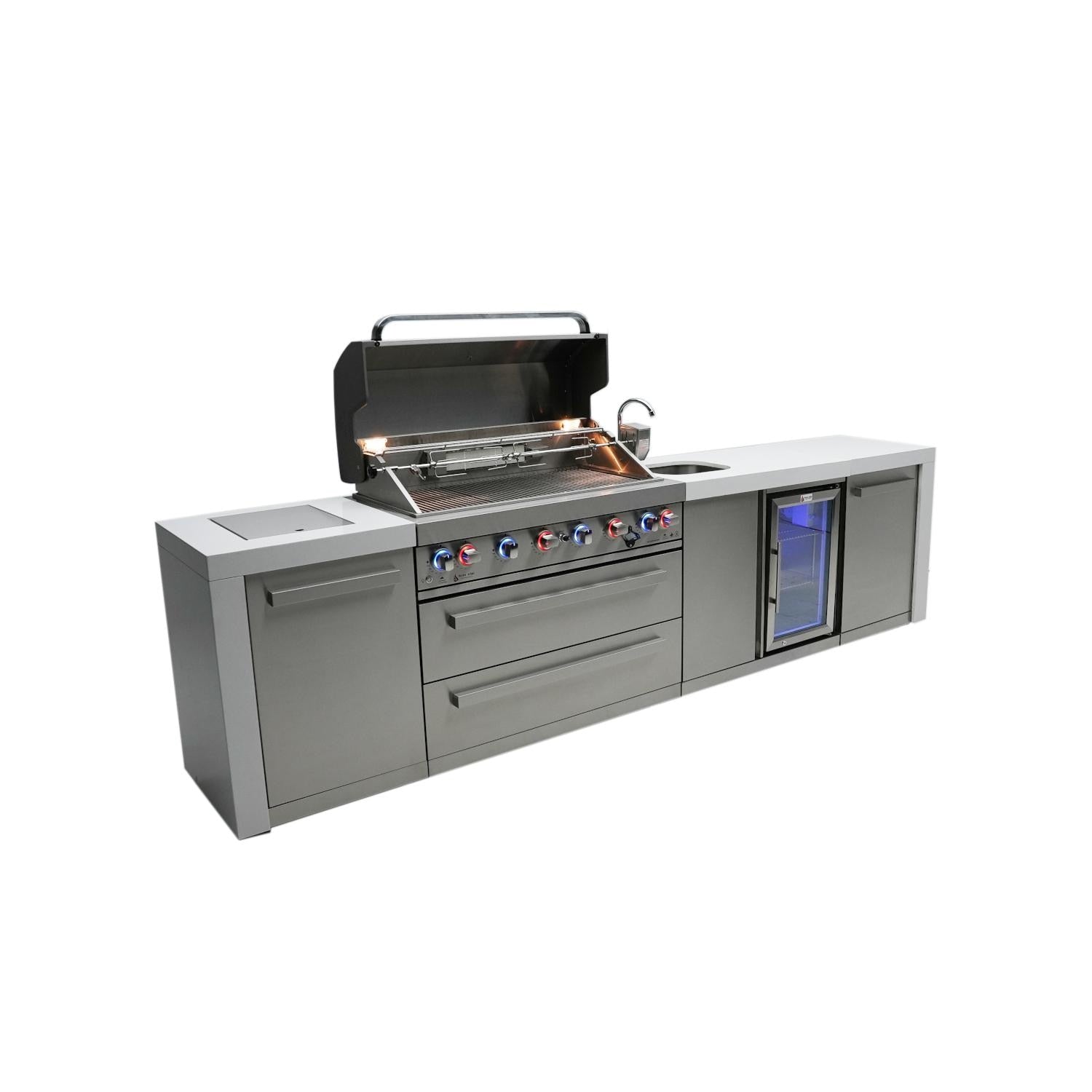 Mont Alpi 805 Deluxe Island Grill with Beverage Center, MAi805-DBEV