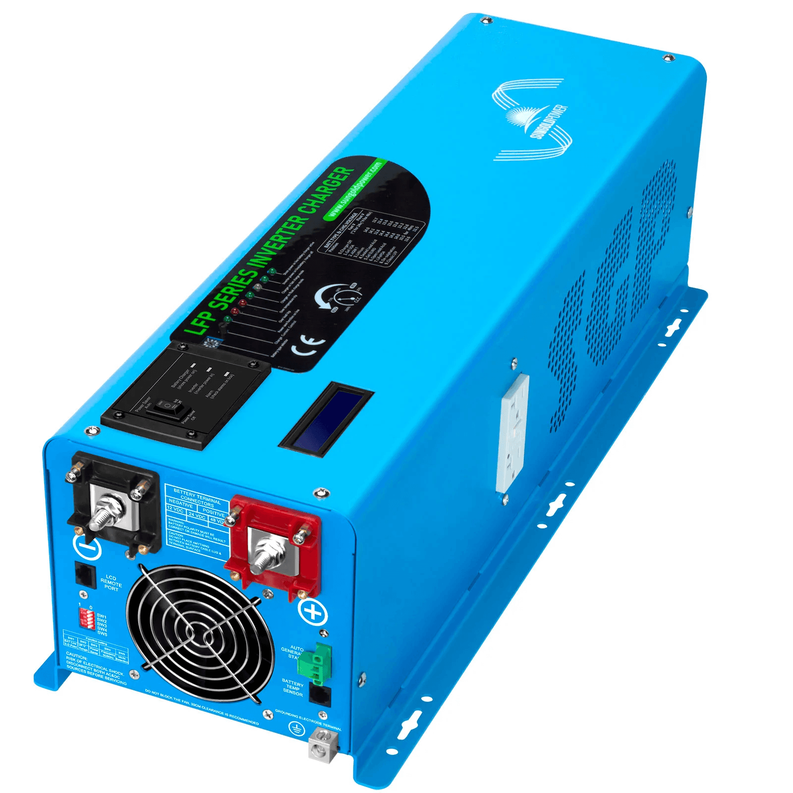 6000 Watt 24V Split Phase 120/240 Pure Sine Wave Inverter Charger | Solar Power Inverter Charger