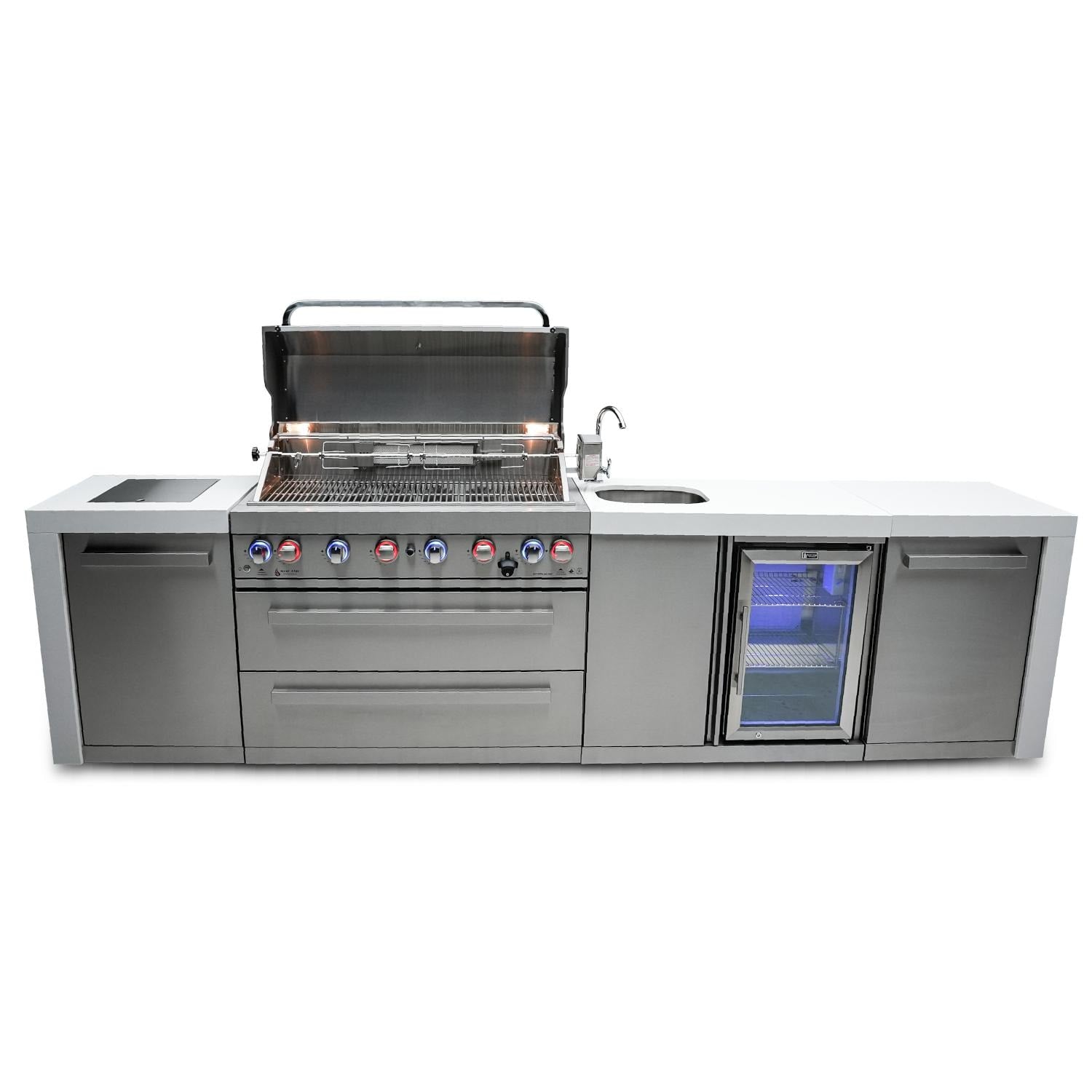 Mont Alpi 805 Deluxe Island Grill with Beverage Center, MAi805-DBEV