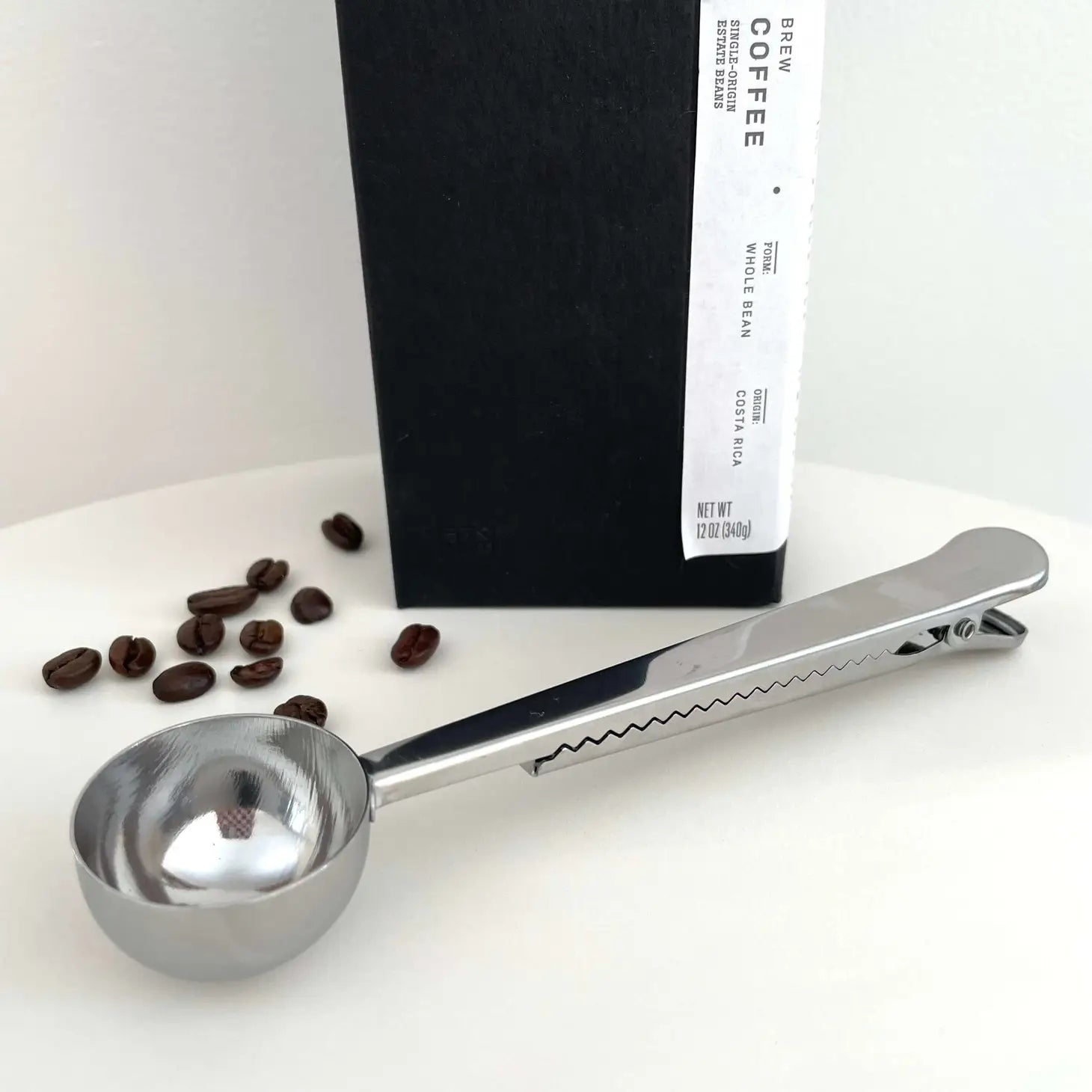 fort & field Metal Coffee Scoop Clip