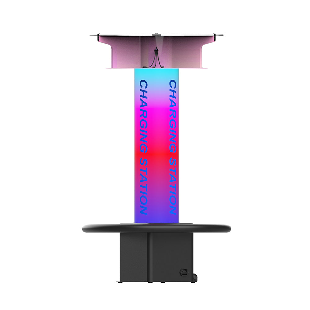 Custom Bar Charging Table Outdoor with Dynamic Light for Bars, Music Festival, Event, Exhibit