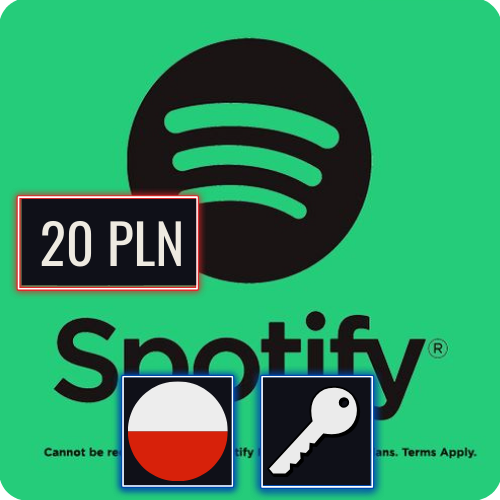 Spotify PL 20 PLN Gift Card Key