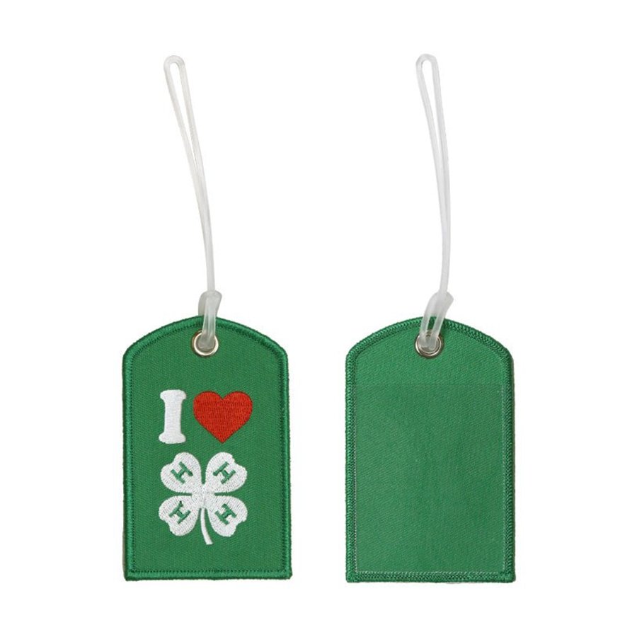 4-H Embroidered Luggage Tag