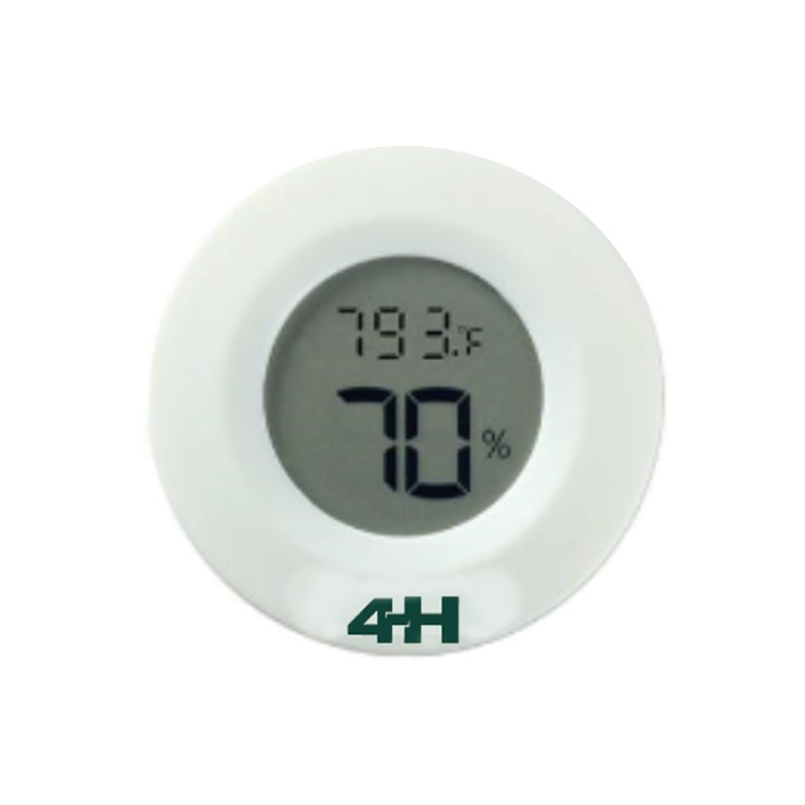 4-H Mini Digital Hygrometer - Thermometer