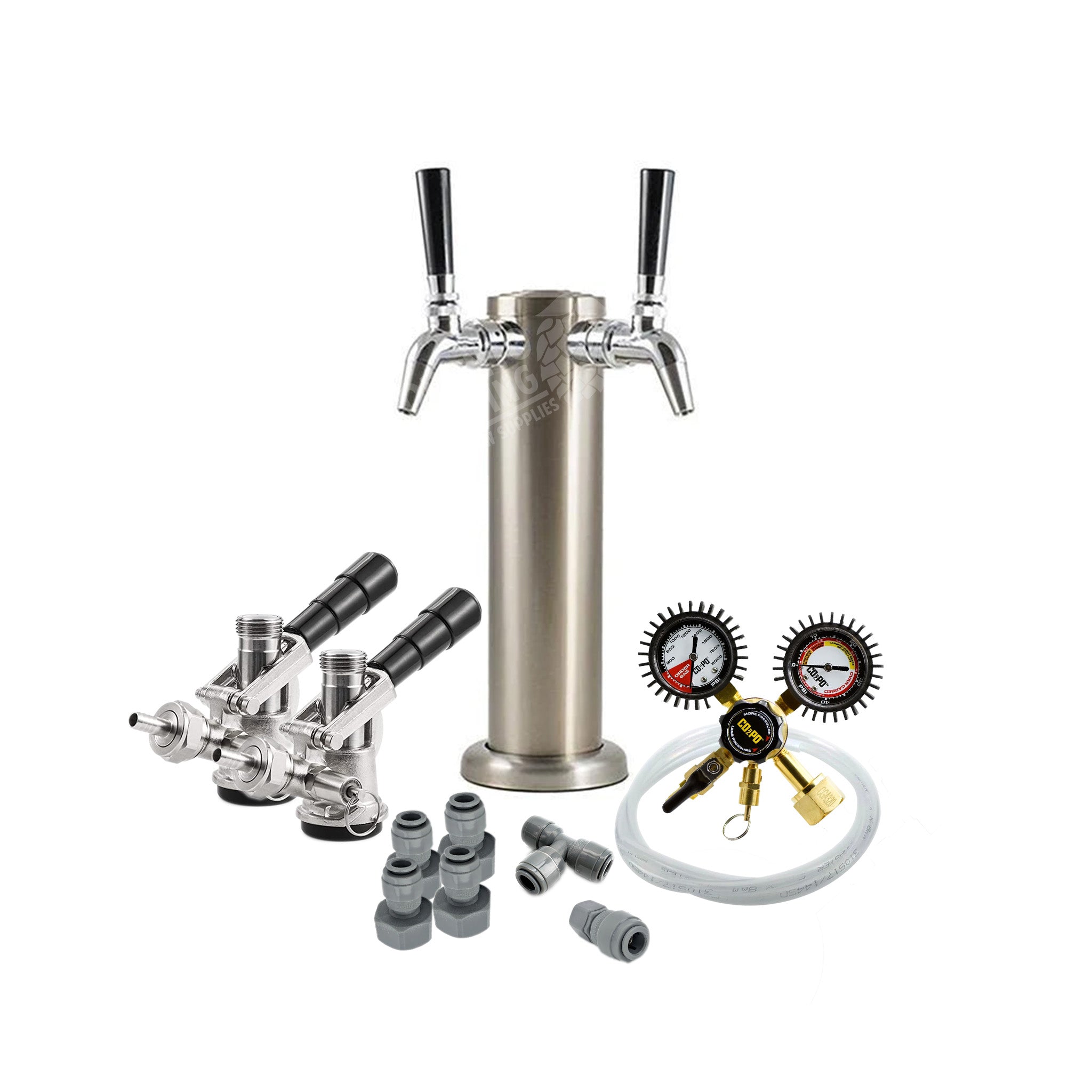 Double Tap Tower Kegerator Kit (Sanke S)