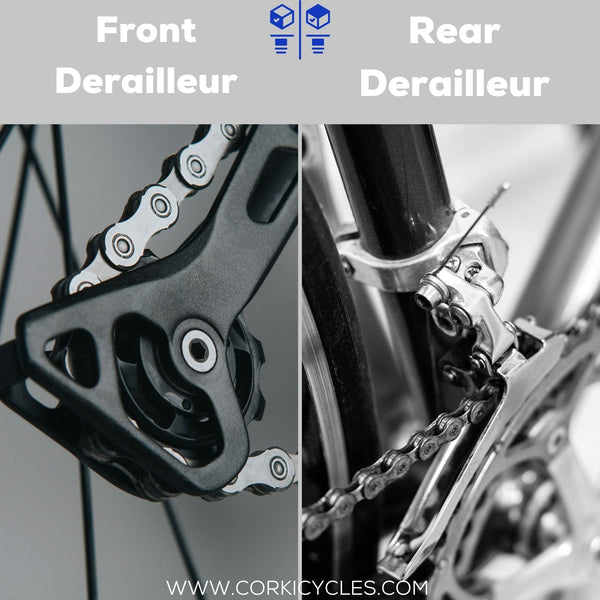 Front derailleur and rear derailleur-Corki Cycles