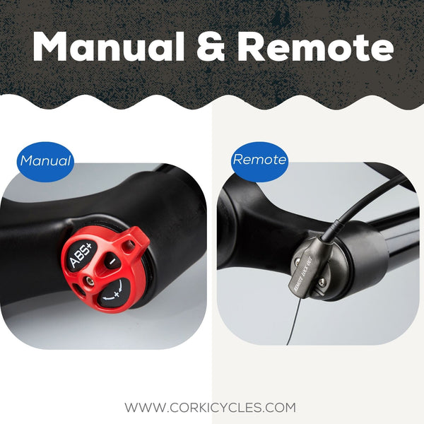 Manual & Remote control fork difference - Corki Cycles
