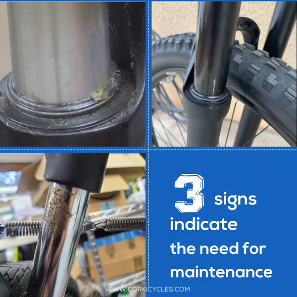 Signs of fork maintenance - Corki Cycles