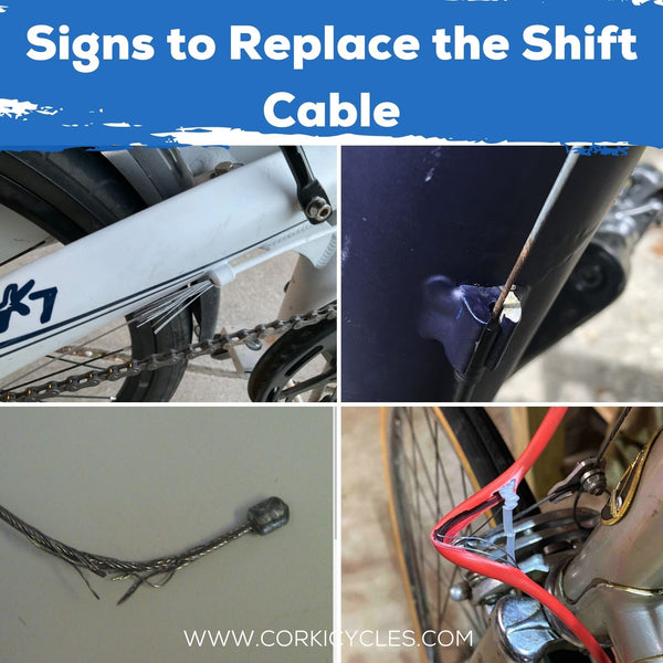 Signs of replacement the shift cable-Corki Cycles