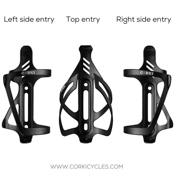 side entry bike bottle cage - corki cycles