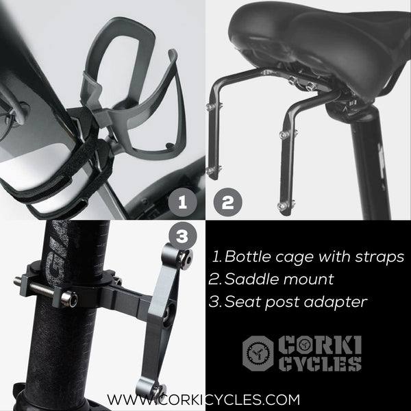 water bottle cage mount - Corki Cycles