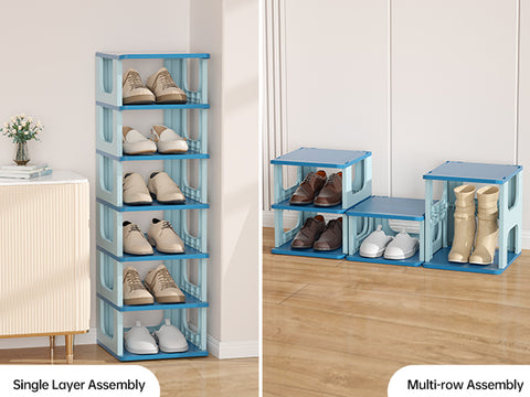 HAIXIN Shoe Shelves for Closet Shoe Rack Adjustable Height, Shoe