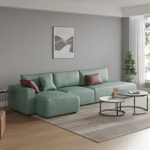 Teal Fabric Upholstery Sofa – Linen Sofa Show in the home.