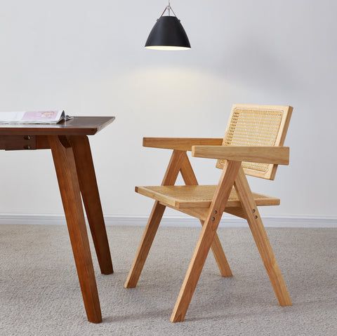 1 Wood Cane Chair