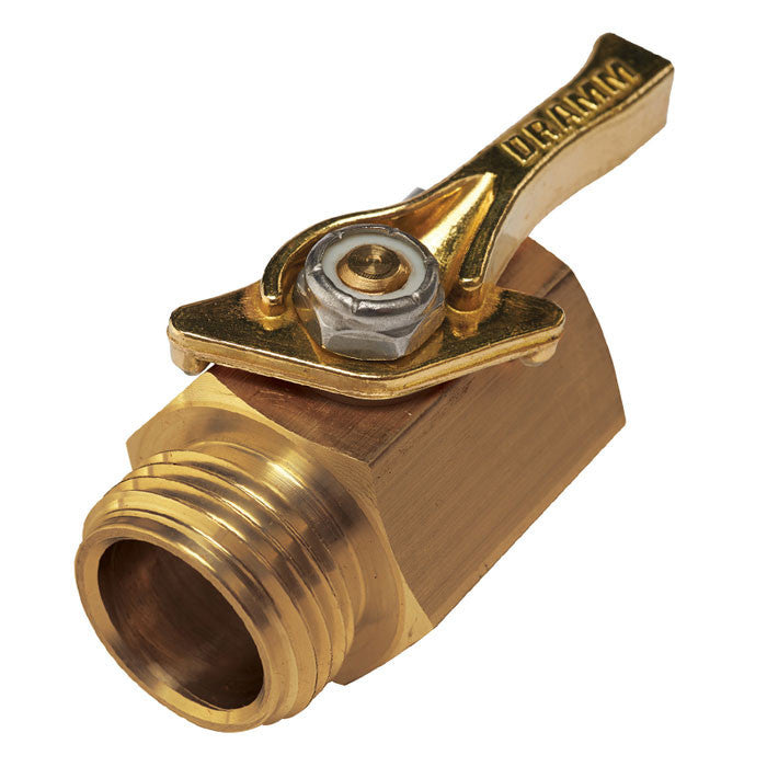 DRAMM Heavy-Duty Brass Shut-Off Vlave