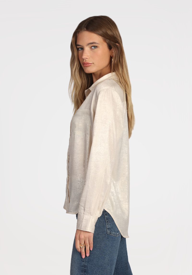 Dylan Subtle Shimmer Siena Shirt