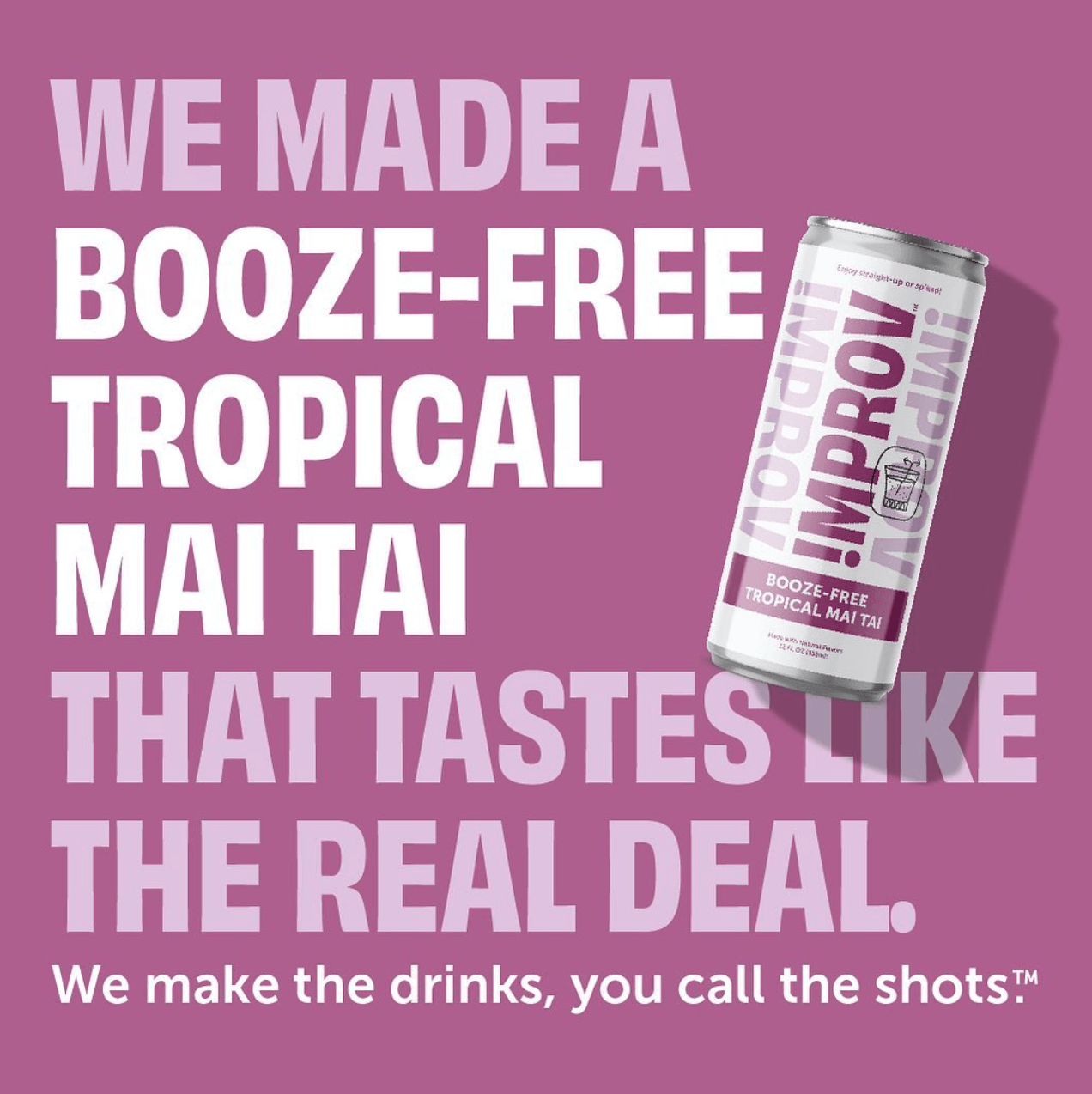 Improv Booze-Free Tropical Mai Tai (4-pack)