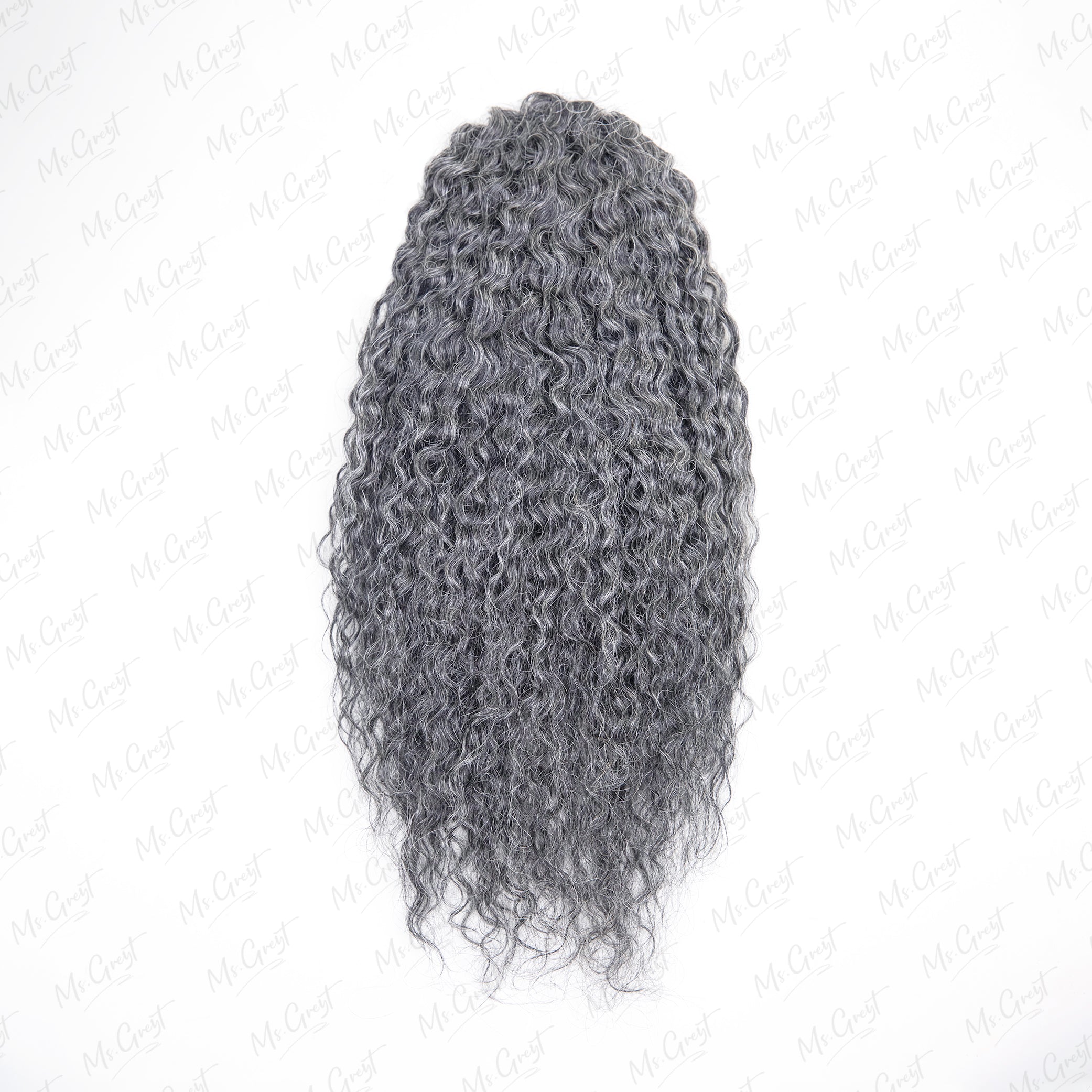 #51 Curly Human Hair Drawstring Ponytail??-GPONT002