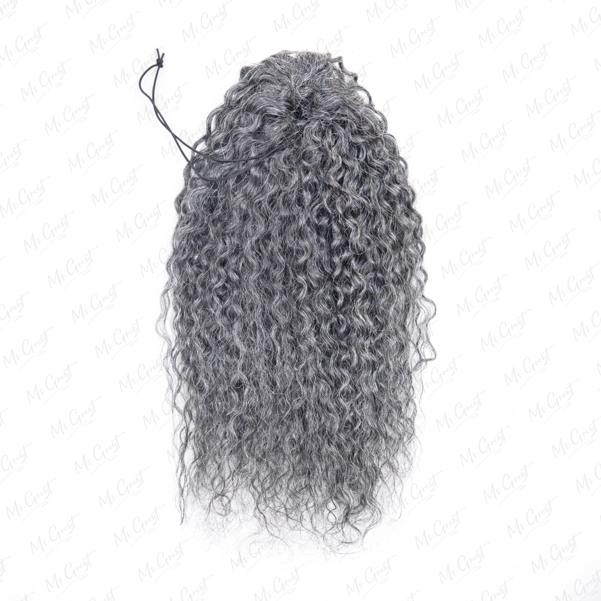 #51 Curly Human Hair Drawstring Ponytail??-GPONT002