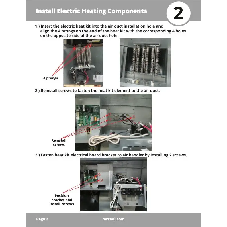 MRCOOL 15kw ProDirect Heat Kit