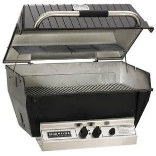 Broilmaster Deluxe NG Gas Grill Head w/Charmaster Briquets
