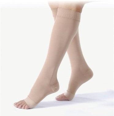 Jobst Relief Unisex Compression Socks | Knee High, Open Toe, 15-20 mmHg