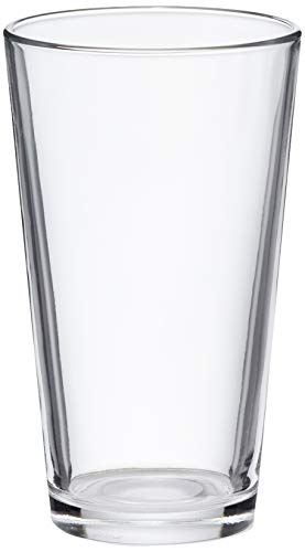 Amazon Basics Pint Pub Beer Glasses, 16-Ounce, Set of 6