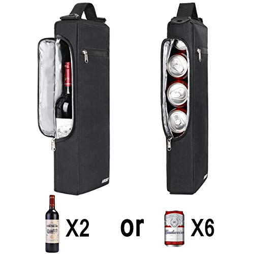 AROUY Golf Cooler Bag - Golf Accessories for Men and Small Soft Cooler Bags Insulated Beer Cooler Holds a 6 Pack of Cans or Two Bottles of Wine, Golf Sports Bags