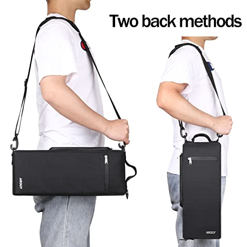 AROUY Golf Cooler Bag - Golf Accessories for Men and Small Soft Cooler Bags Insulated Beer Cooler Holds a 6 Pack of Cans or Two Bottles of Wine, Golf Sports Bags