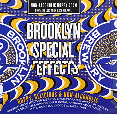 Brooklyn Special Effects Hoppy Non Alcoholic Brew, 6 Pk, 12 Oz Cans, 0.4% Abv, 12 Fl Oz, Pack Of 6