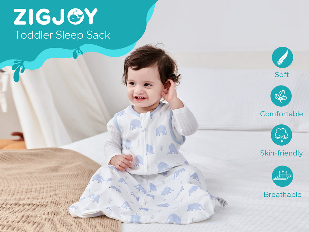 Elephant premium 100% cotton fabric baby sleep bag