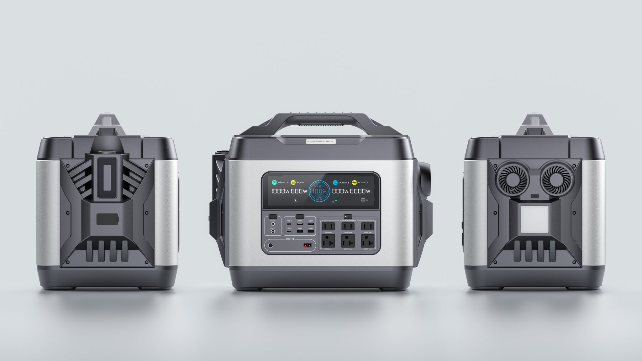 POWEREPUBLIC T3000 Portable Power Station