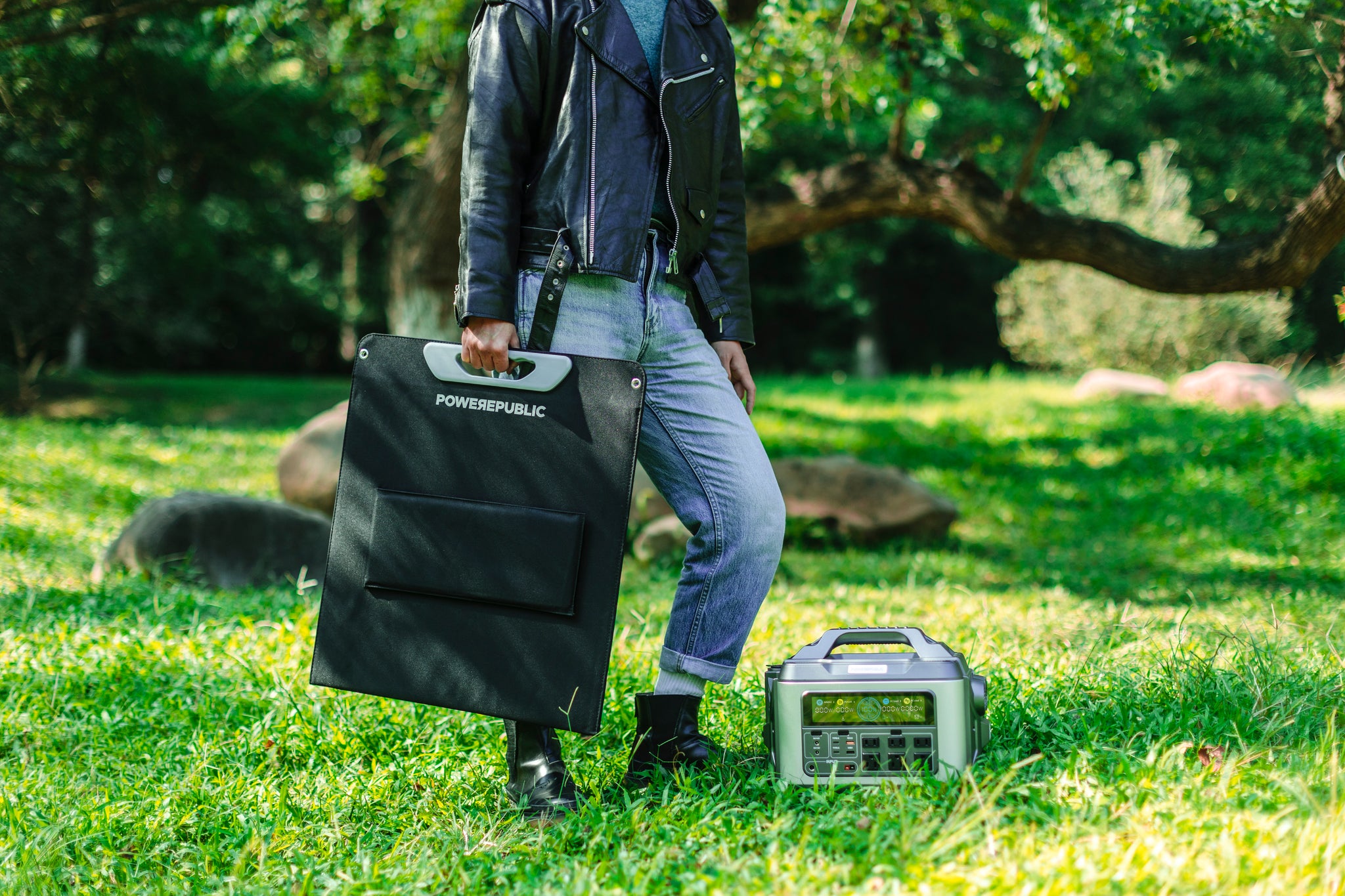 POWEREPUBLIC T1200 Solar Generator Kits