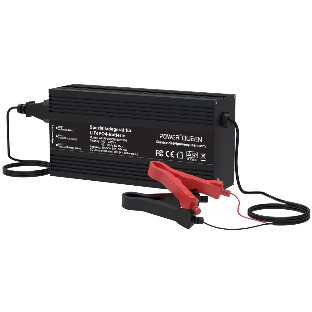 Bater a power queen 12 8v 200ah lifepo4 100a bms incorporado