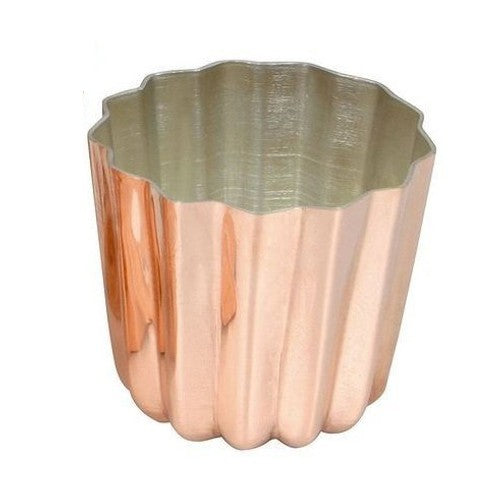 Matfer 340417 Cannele Mold, Copper-Tin Lined, Fluted 2-3/16