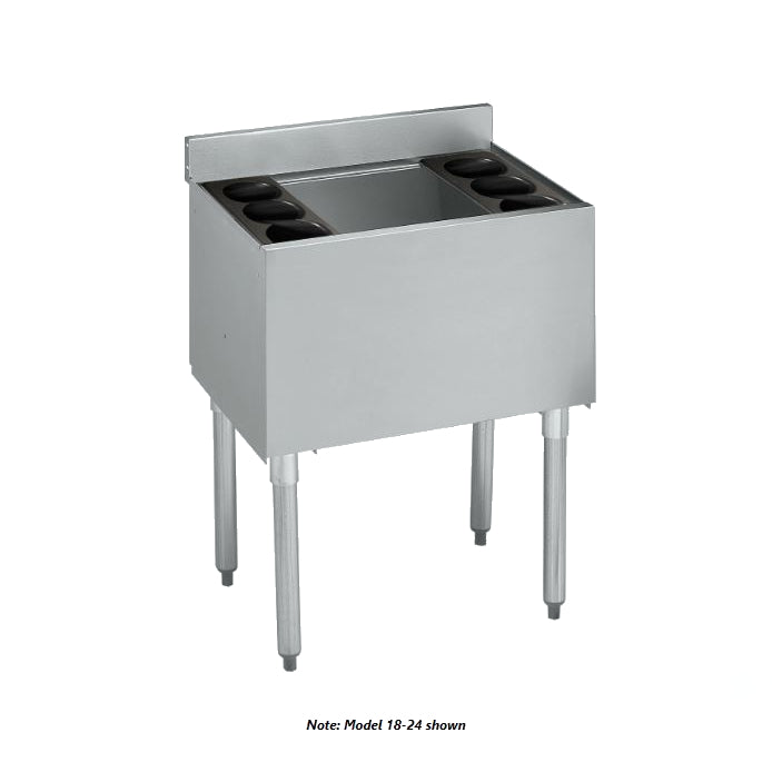 Krowne 18-36-7 1800 Series Underbar Ice Bin / Cocktail Unit w/ Cold Plate, 36