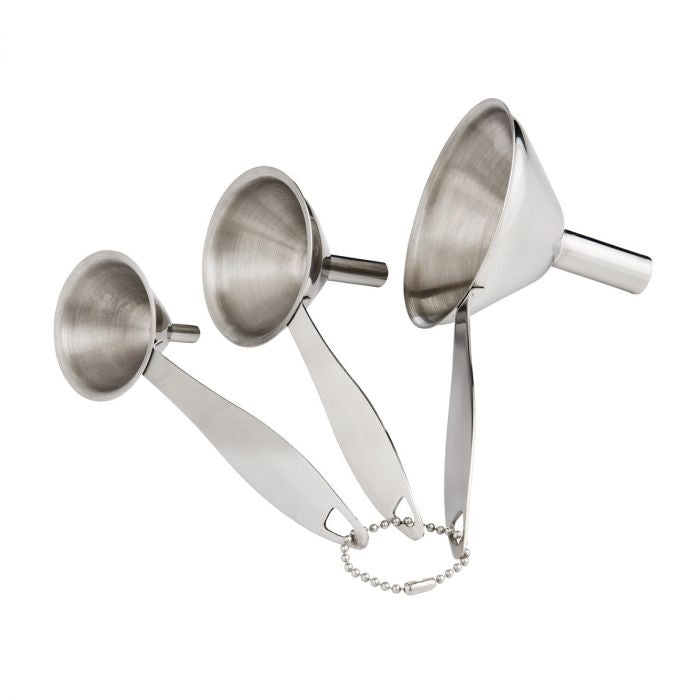 HIC 43813 Condiment Funnel Set, 3 pc.