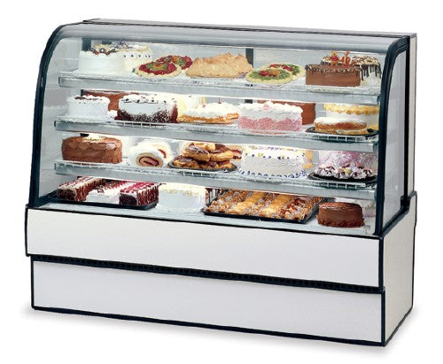 Federal CGR5048 Refrigerated Bakery Display Case, Curved Glass, 50