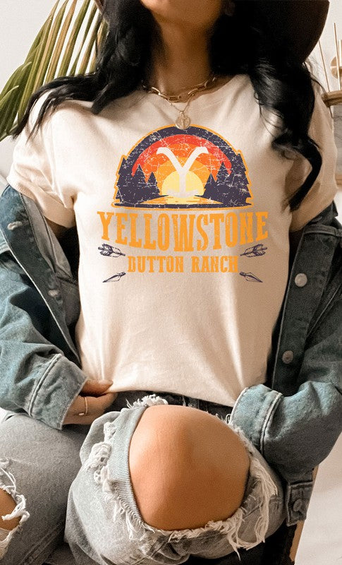 Yellowstone Dutton Ranch Curvy Graphic Tee (Online Only)
