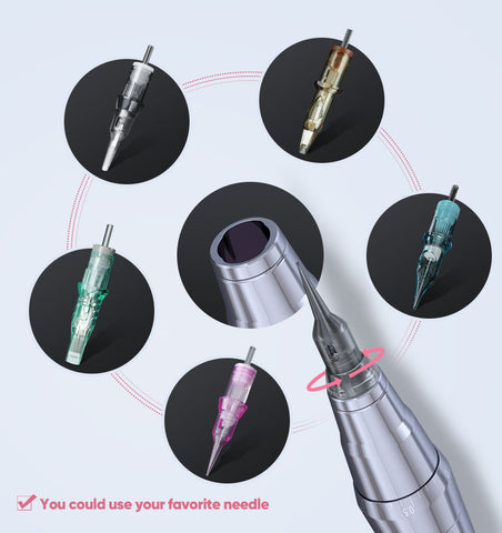 Wireless Tattoo Machine with various Needles