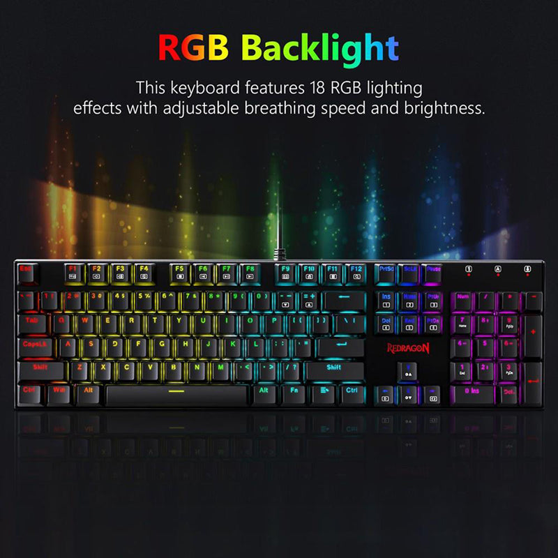 Redragon K565-RGB Wired Mechanical keyboard US Layout