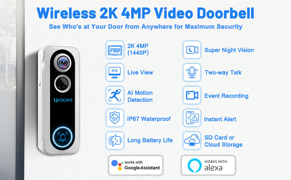 video doorbell wireless P7
