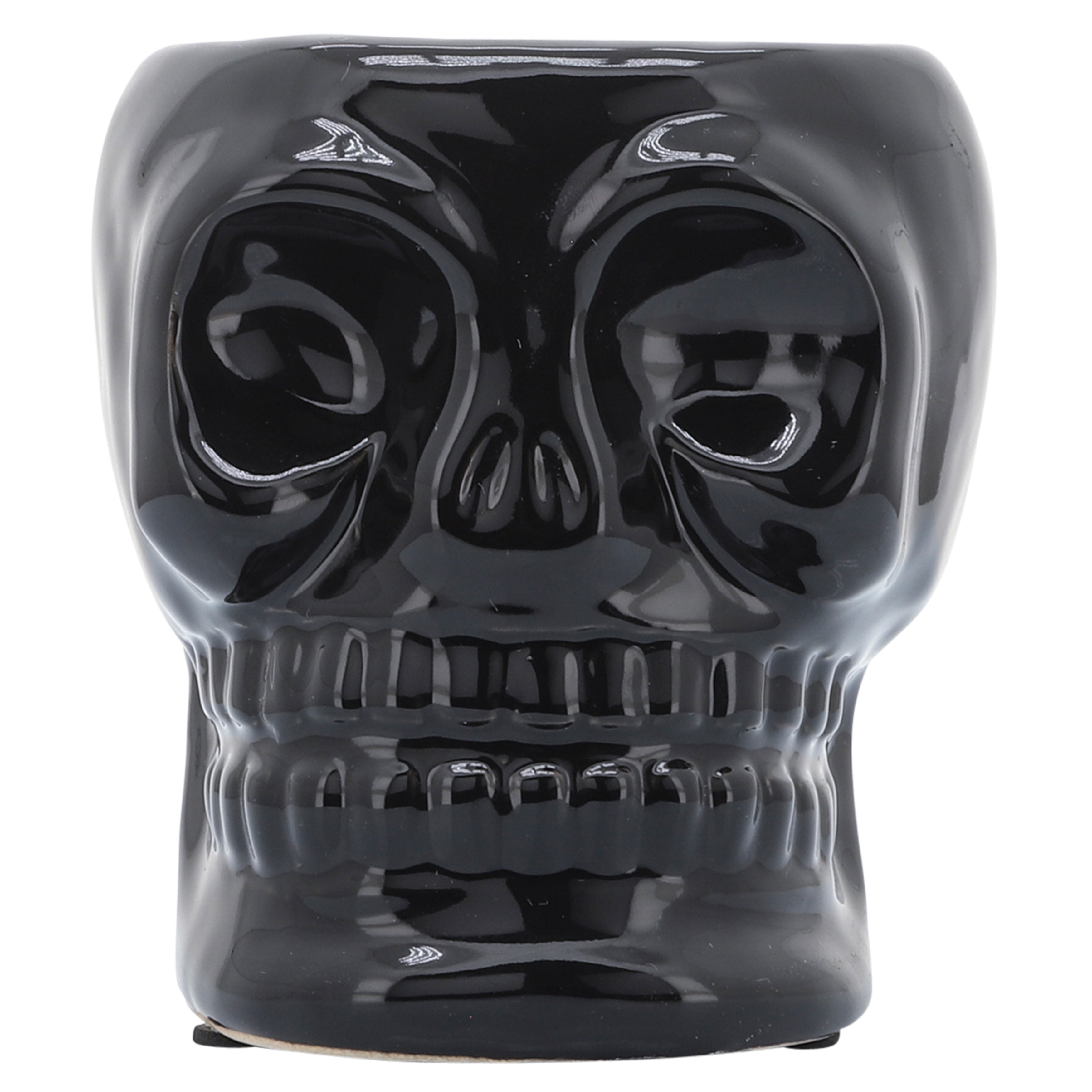 Black Skull Ceramic Vase, 5