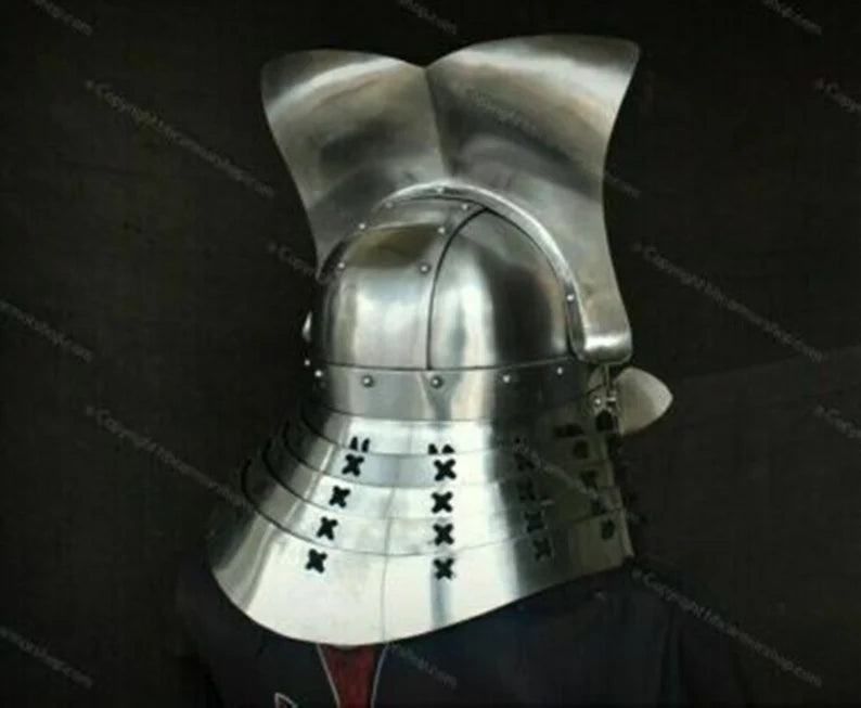 Knight Medieval Steel Japanese Samurai ZUNARI Helmet Replica