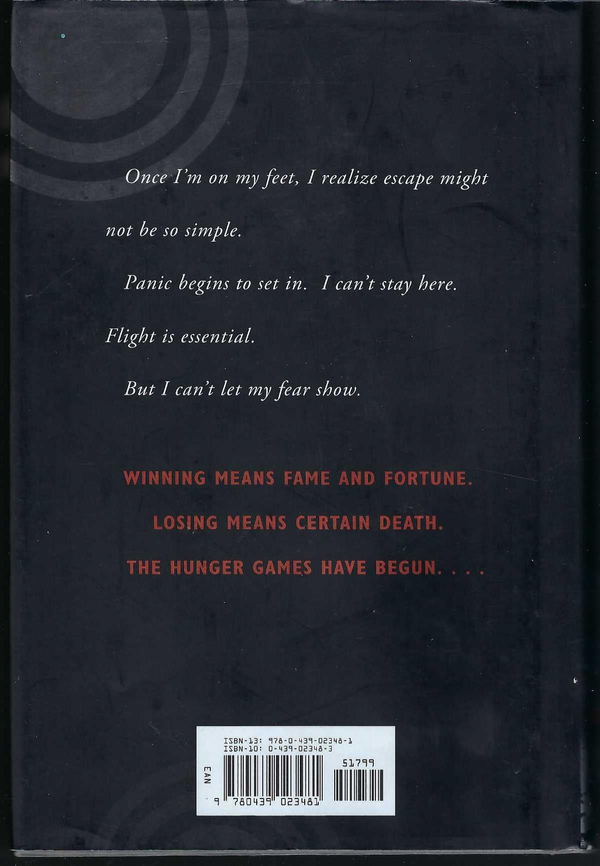Hunger Games book 1 by Suzanne Collins
