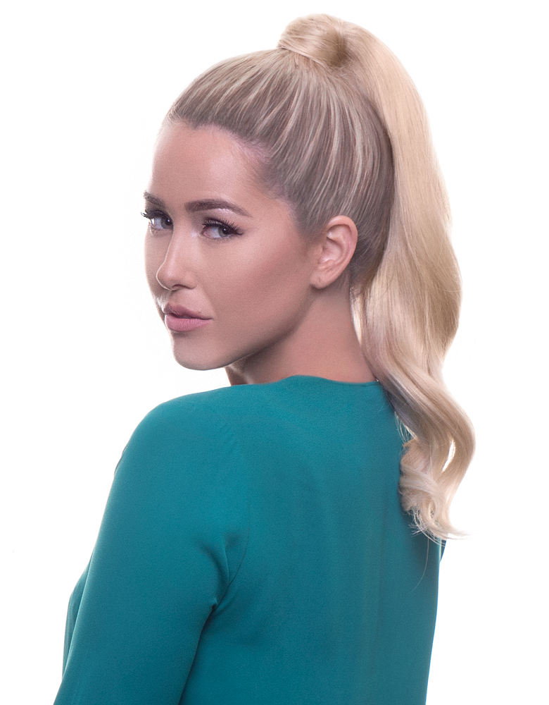 bellami its a wrap human hair ponytail 16" 80g