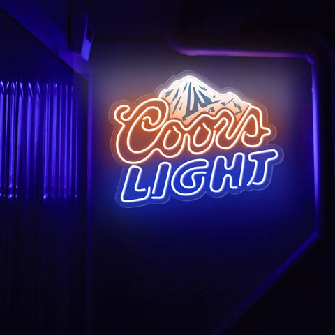 good light mountain neon sign