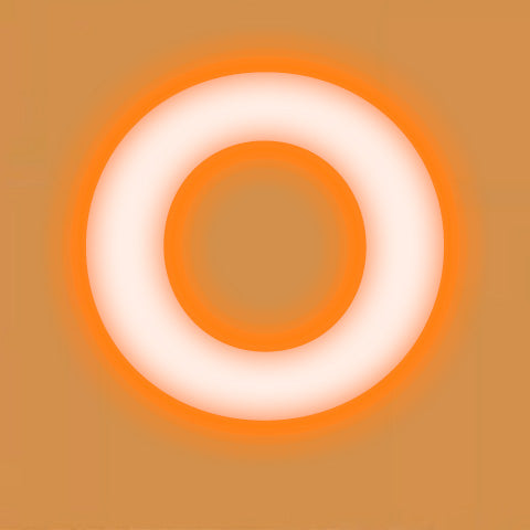 orange neon sign