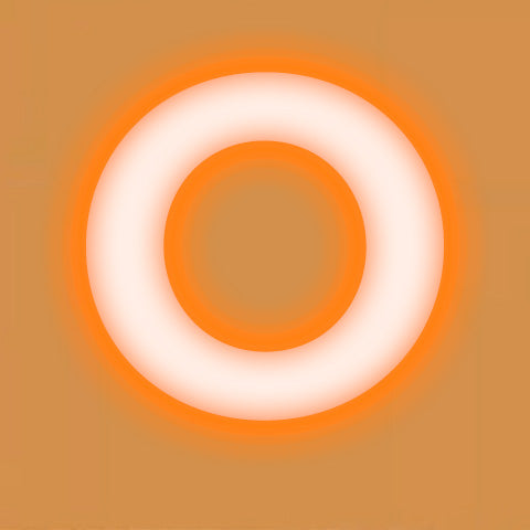 orange neon sign