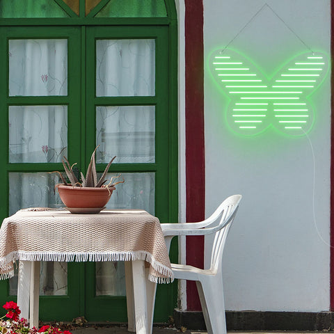 Stripes neon sign